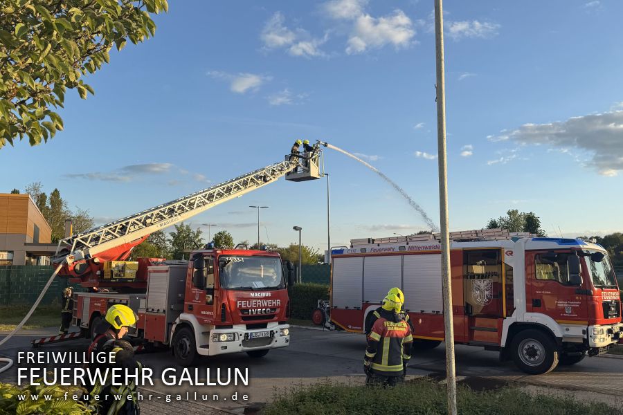 Ausbildung mit der Feuerwehr Mittenwalde